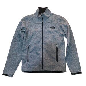 The North Face Heathered Grey Apex Canyonwall Fleece Jacket - Size XS